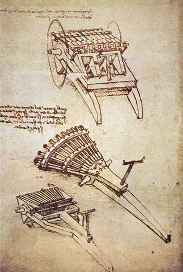 Leonardo's Machine Guns Photograph by Sheila Terry