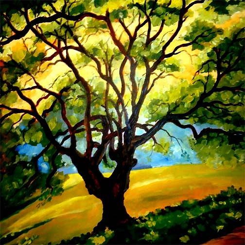 Let afternoon glow Painting by Keshaw Kumar - Fine Art America