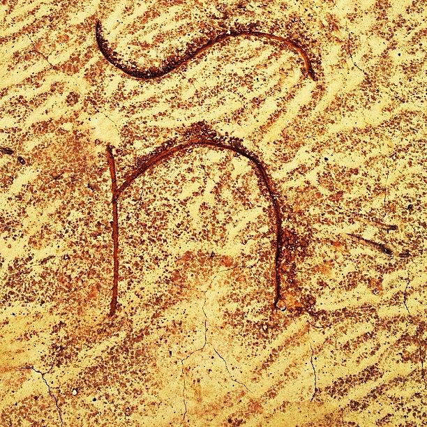 Sand Photograph - Letter ~n~ #sand #letter #writing by Omayra Rodriguez Silva