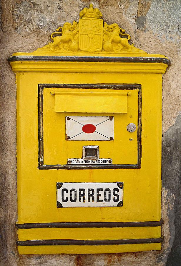 Correos Photograph - Letterbox by Charles Stuart