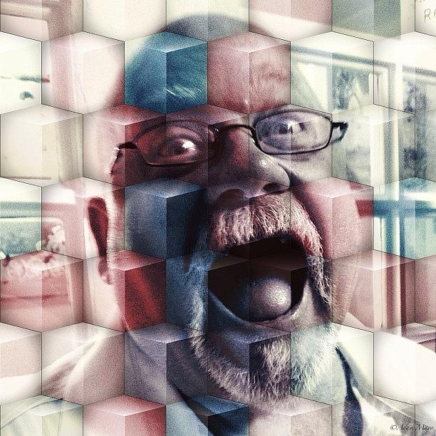Portrait Photograph - Lew Cubed - Crazy As Ever! #portrait by Photography By Boopero