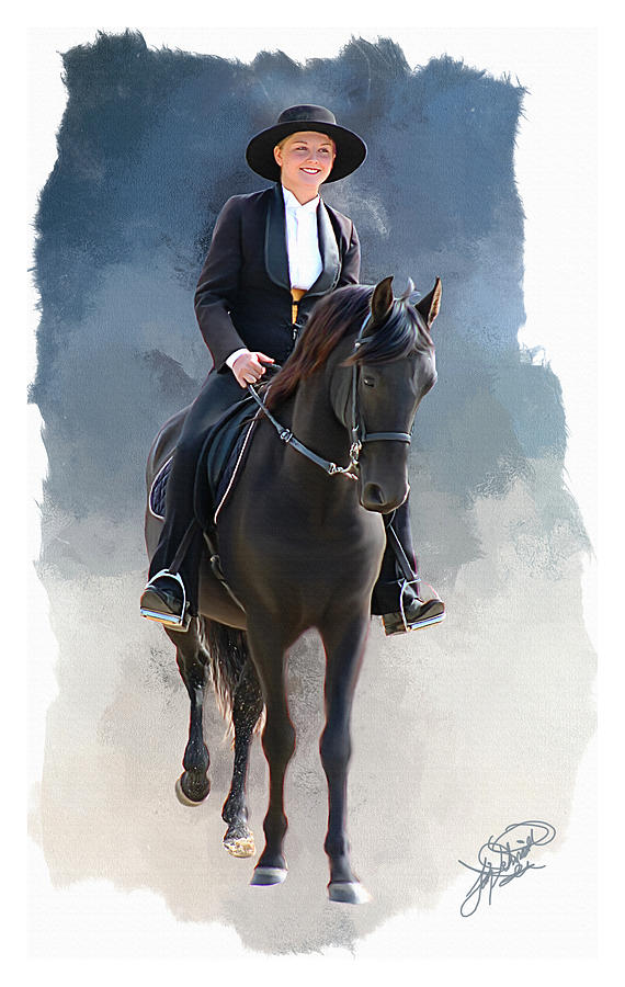 Lexington Horse Parade Digital Art by Tom Schmidt