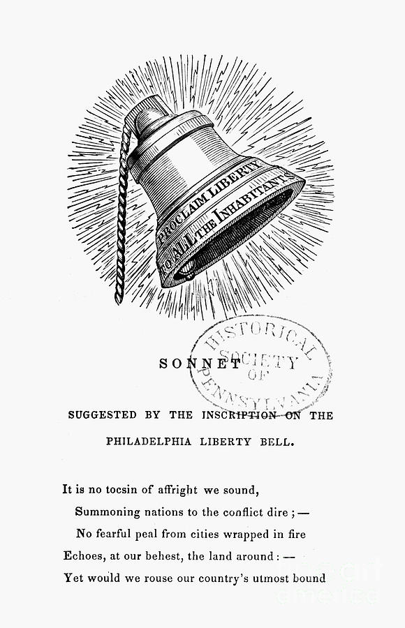 Liberty Bell, 1839 Photograph by Granger