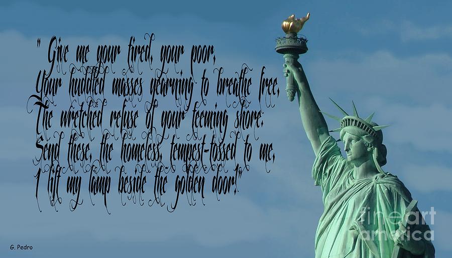 Liberty Speaks Photograph by George Pedro - Fine Art America