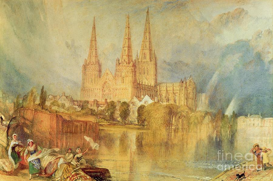 Landscape Painting - Lichfield by Joseph Mallord William Turner