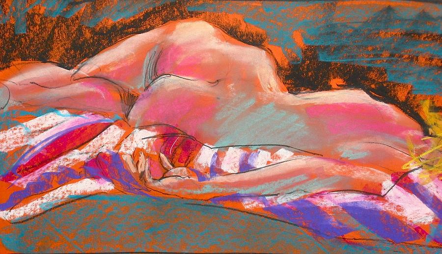 Life Drawing One Painting by Les Leffingwell