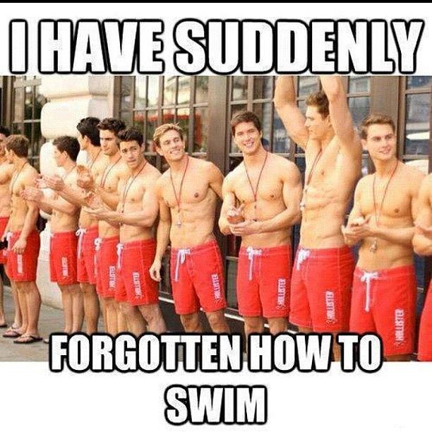 Swim Photograph - Life Guards Never Look Like This! by Georgina Hassan