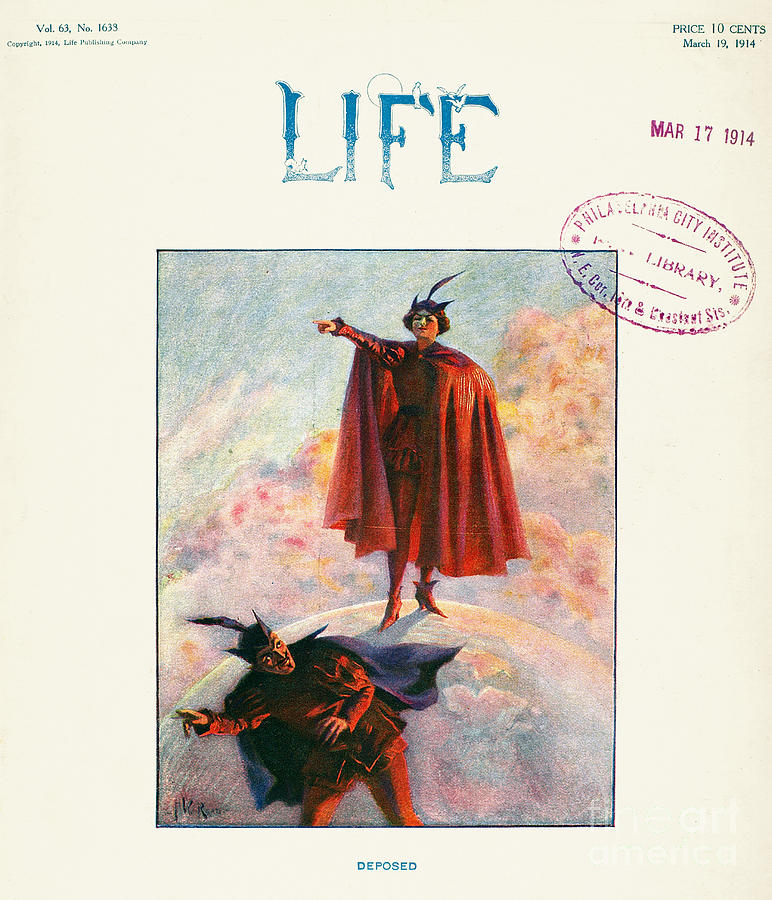 Life Magazine Cover, 1914 #2 Drawing by Granger