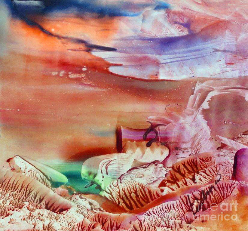 Life on Mars Painting by Wilma Lopez