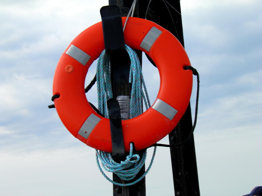 Life Preserver Photograph by Karen Fifelski - Fine Art America