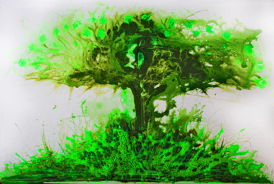 Life Tree Painting by Lolita Bronzini