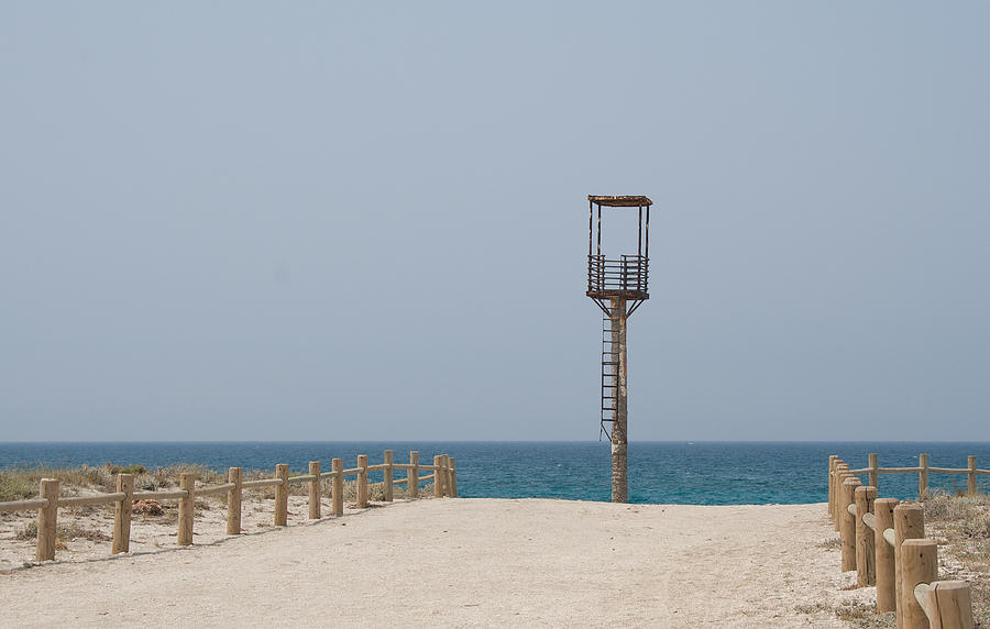 Lifeguard Tower Cabo de Gata Photograph by David Kleinsasser