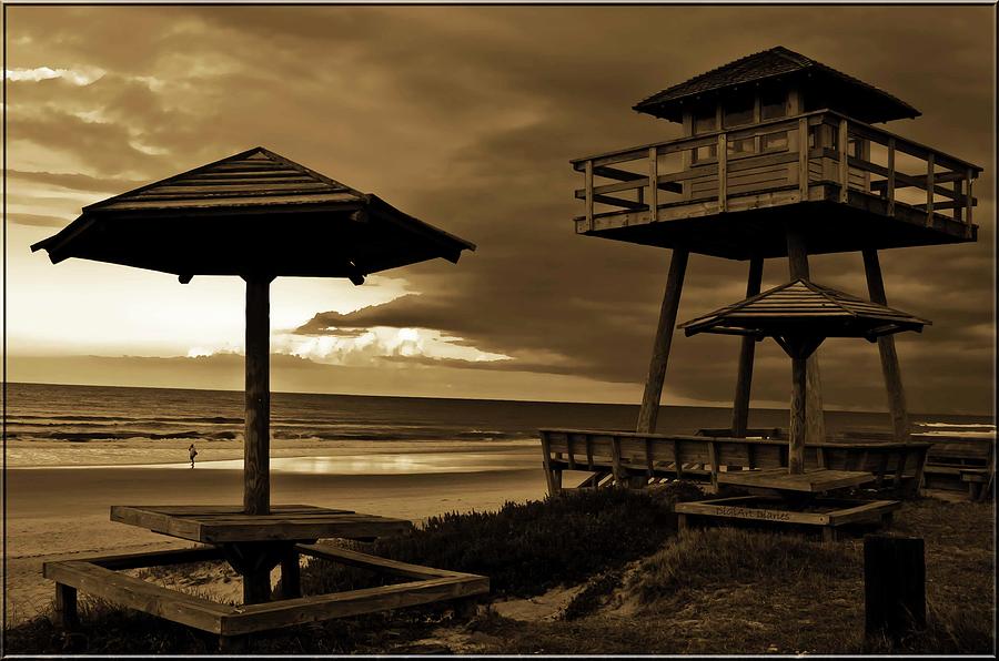 World War II Coastal Watchtower Photograph by DigiArt Diaries by Vicky B Fuller