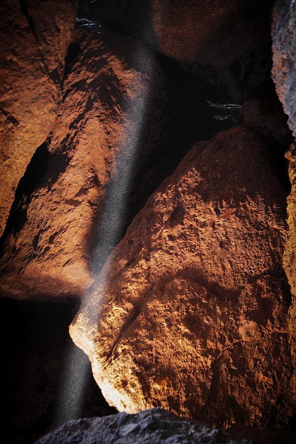 Cave Photograph - Light Saber by Joseph Urbaszewski