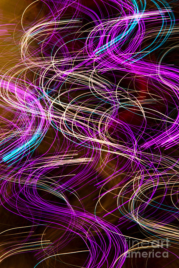 Light Swirls Photograph by Susan Candelario