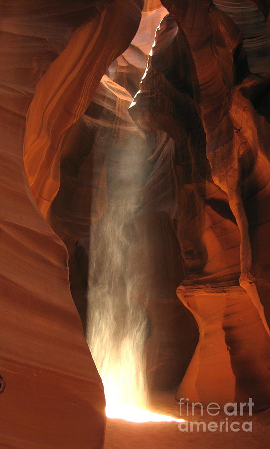 Antelope Canyon Photograph - Lightfall by Judee Stalmack