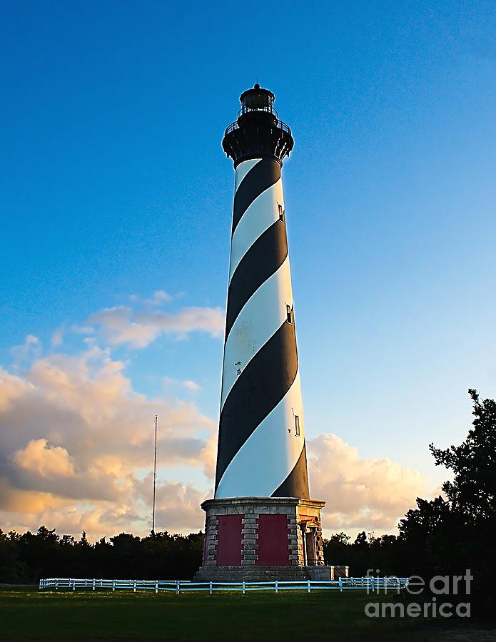 Lighthouse at Cape Hattreas Photograph by Nick Zelinsky Jr