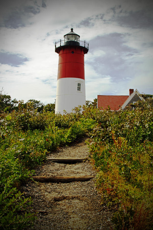 Summer Photograph - Lighthouse at the Cape by Karol Livote