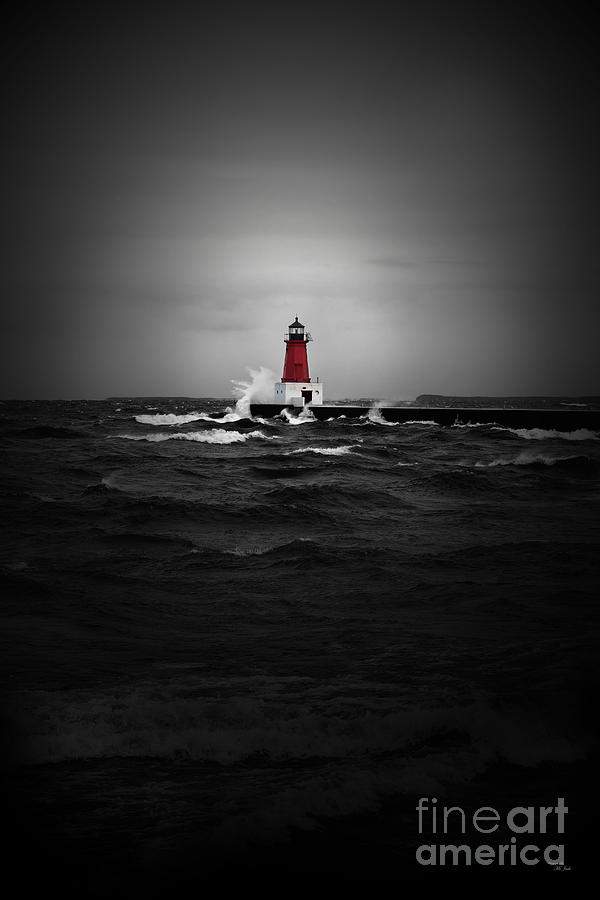 Lighthouse Glow Photograph by Ms Judi