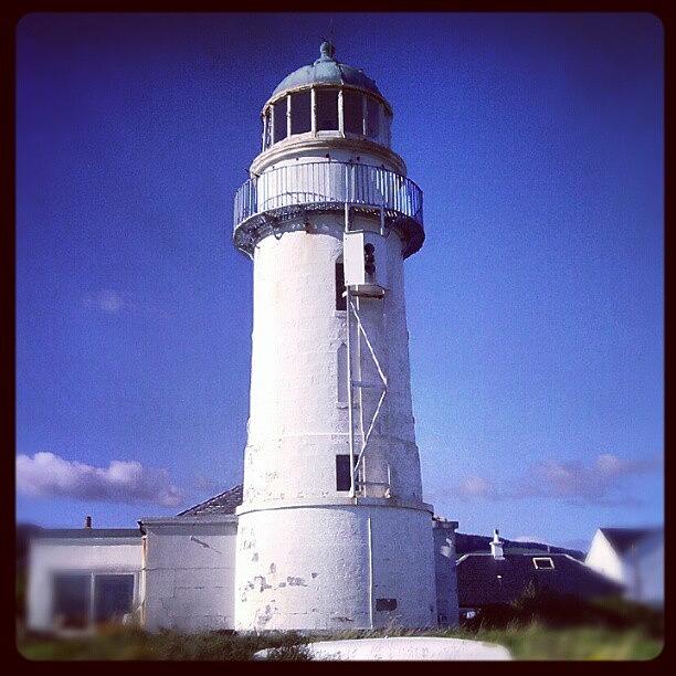 Lighthouse Photograph - Lighthouse Near Dunoon #instagram by Rachel Williams