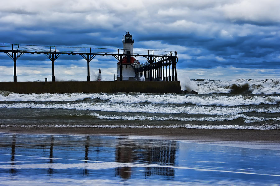 Lighthouse Reflections Photograph by Scott Wood