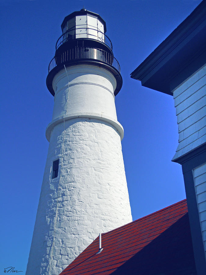 Lighthouse Tower Photograph by Nancy Griswold
