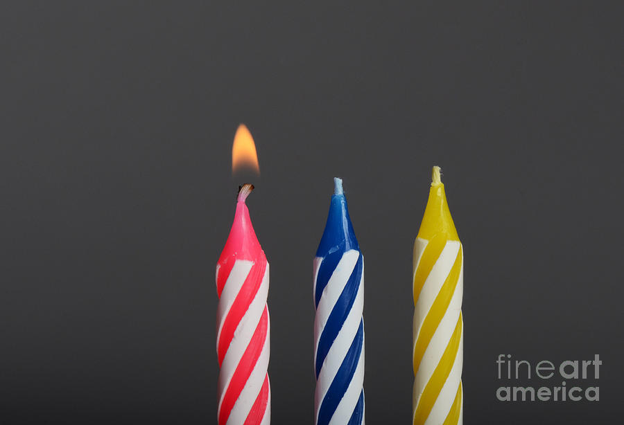 Lighting Birthday Candles, 1 Of 3 Photograph by Photo Researchers, Inc.