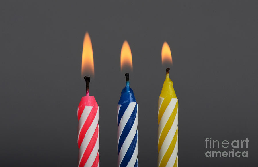 Lighting Birthday Candles, 3 Of 3 Photograph by Photo Researchers, Inc.