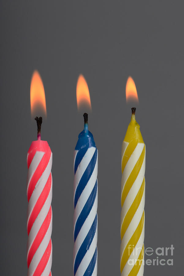 Lighting Birthday Candles Photograph by Photo Researchers, Inc.