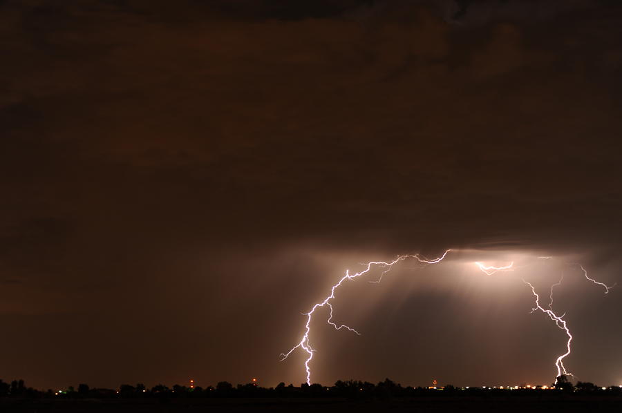Lightning Photograph - Lightning 6 by Jennifer Brindley