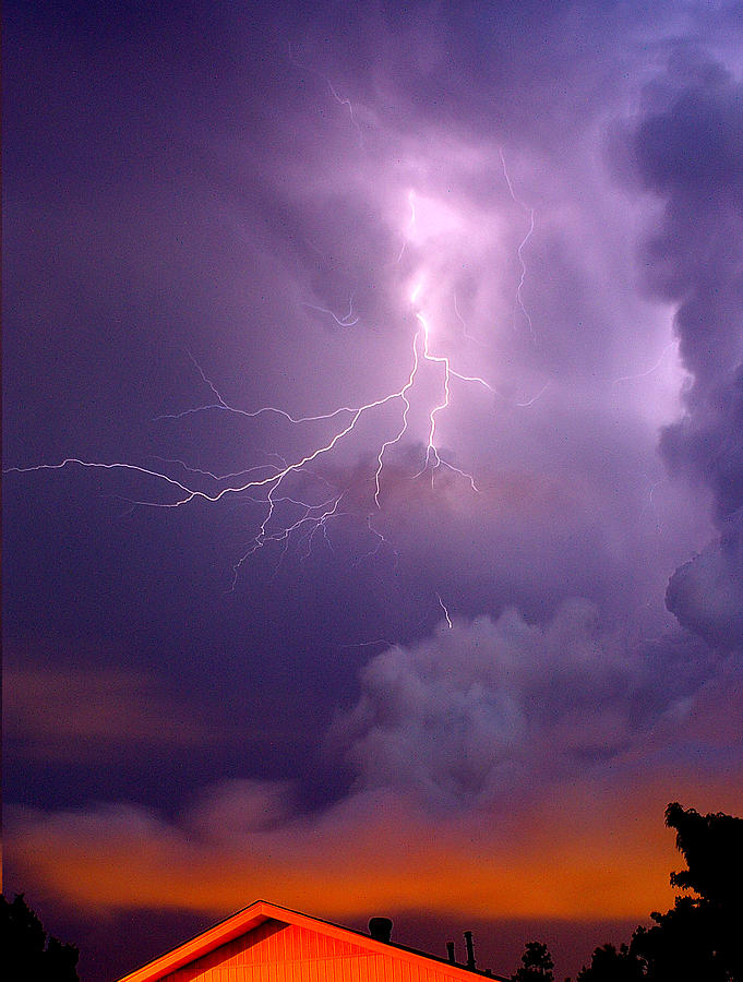 Lightning Photograph by Brian Wright