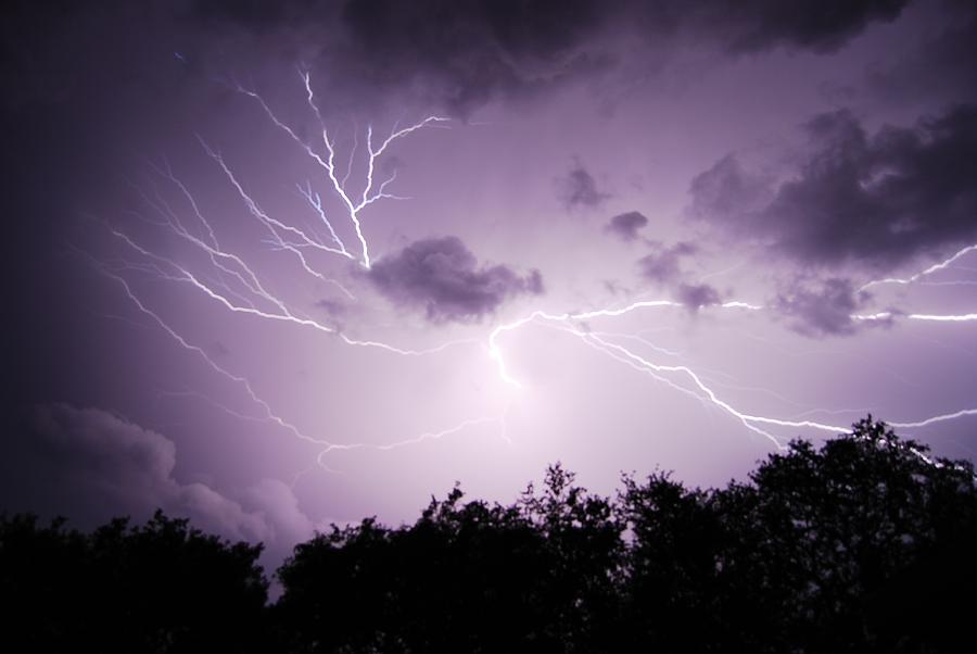 Lightning Burst Photograph by Beth Gates-Sully