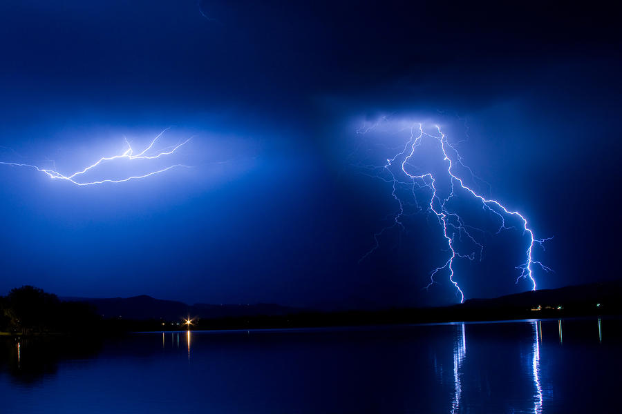 Lightning Fork Reflection by James BO Insogna