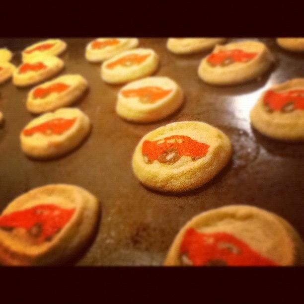 Car Photograph - Lightning Mcqueen Cookies? I Think Yes by Emma Stebbins
