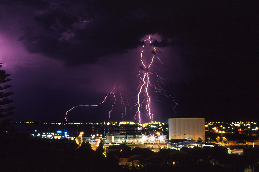 Lightning Storm Photograph by Robert Caddy