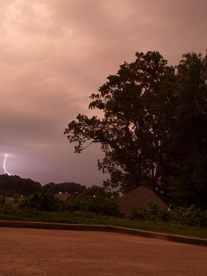 Lightning Strike in Mississippi Photograph by Joshua House