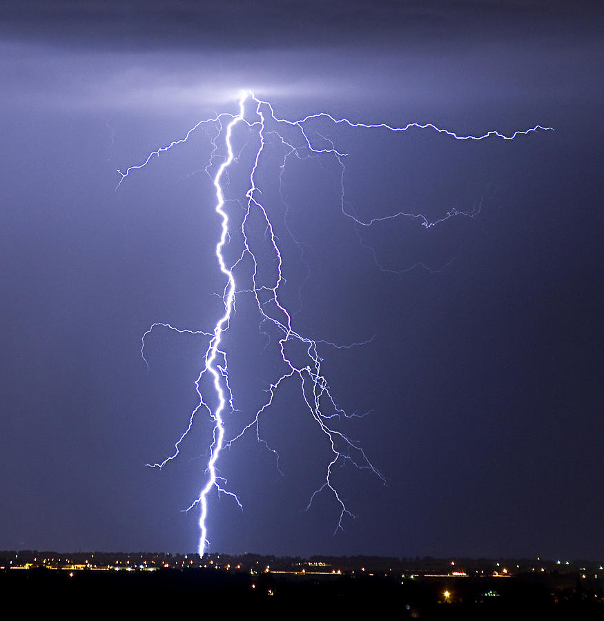 Lafayette Photograph - Lightning Strikes by James BO Insogna