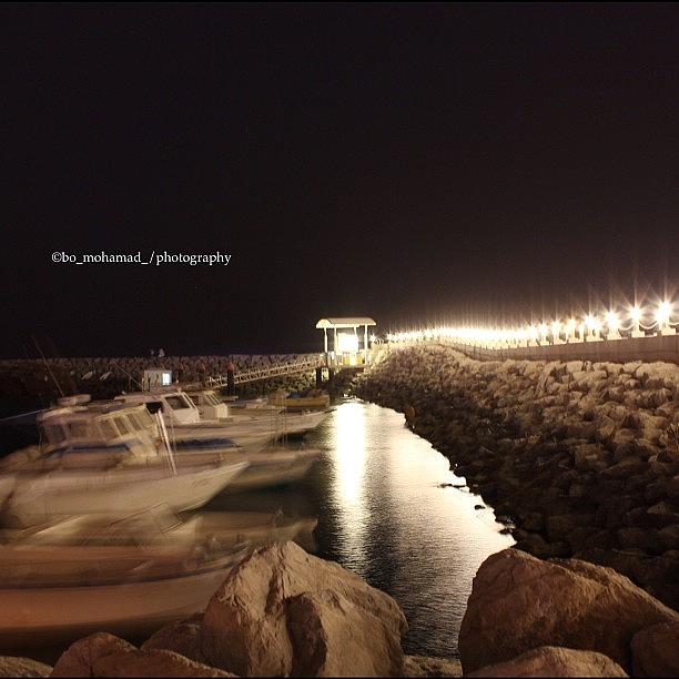 Boat Photograph - Lights #lights #instamood #instagramhub by Jassim Mohammad