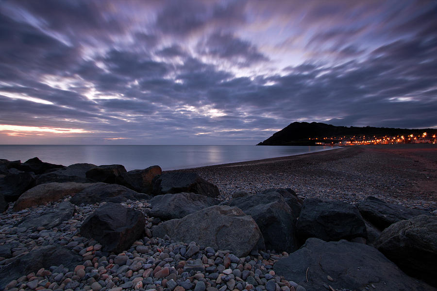Lights of Bray at dawn Photograph by Celine Pollard