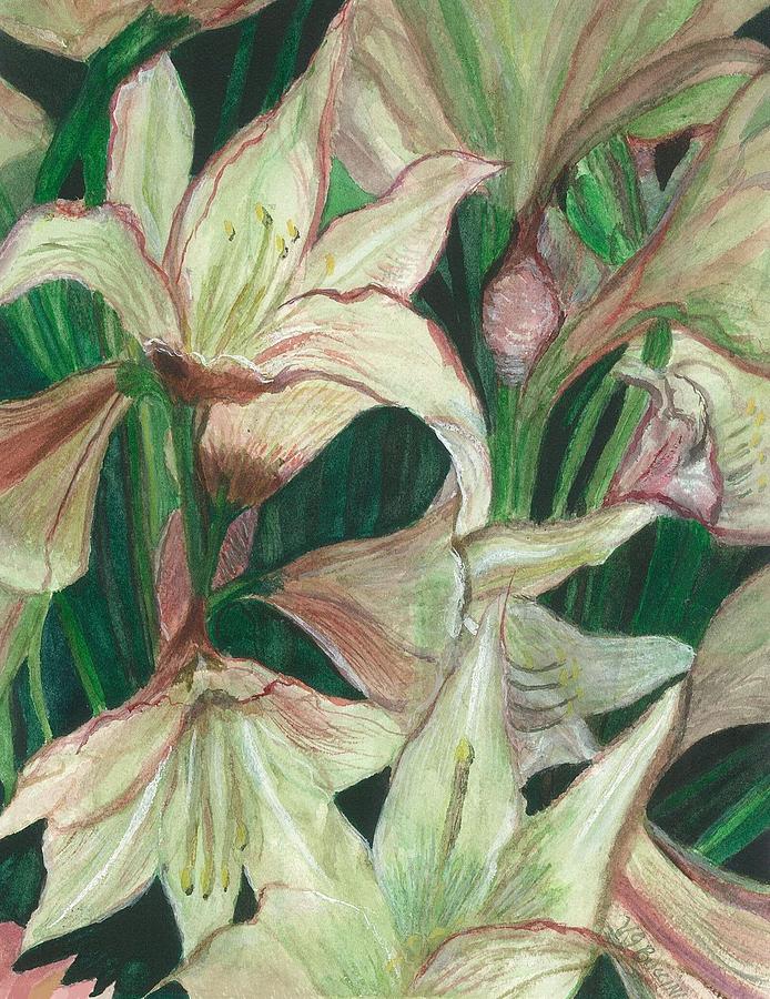 Lilly Painting by Vickie G Buccini