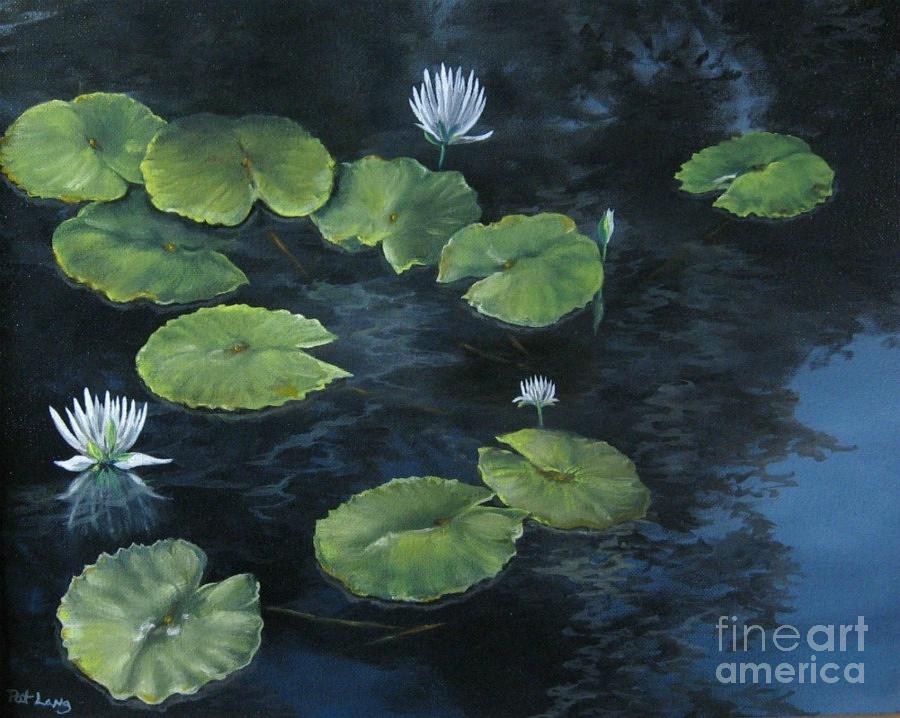 Lily Painting - Lilypond by Patricia Lang Lily Painting - Lilypond by Patricia Lang