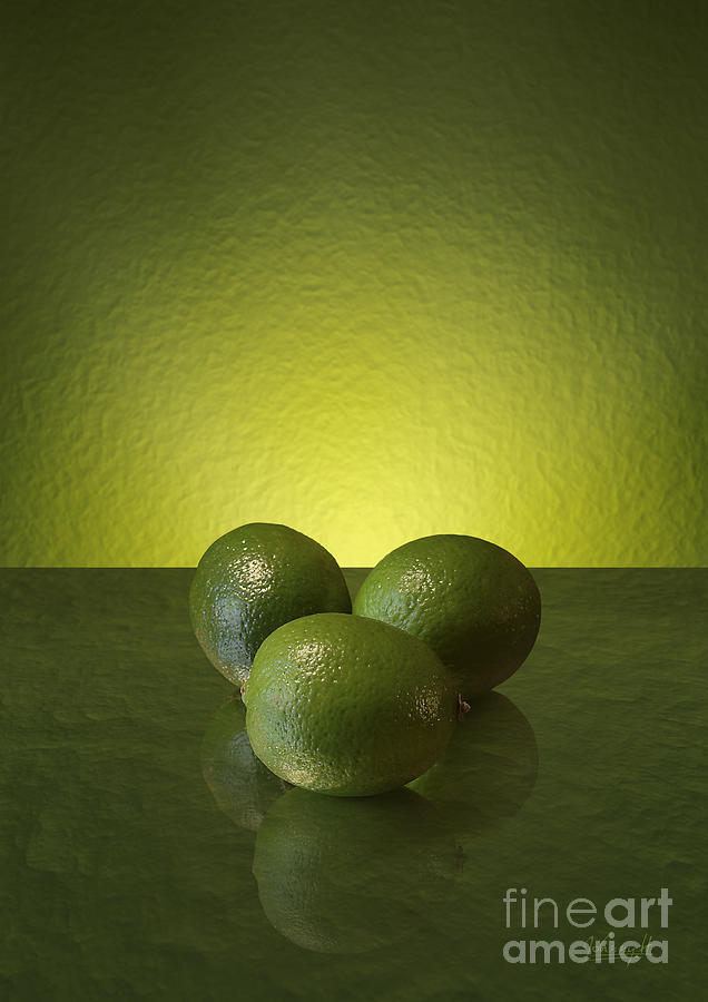 Limes Digital Art by Johnny Hildingsson