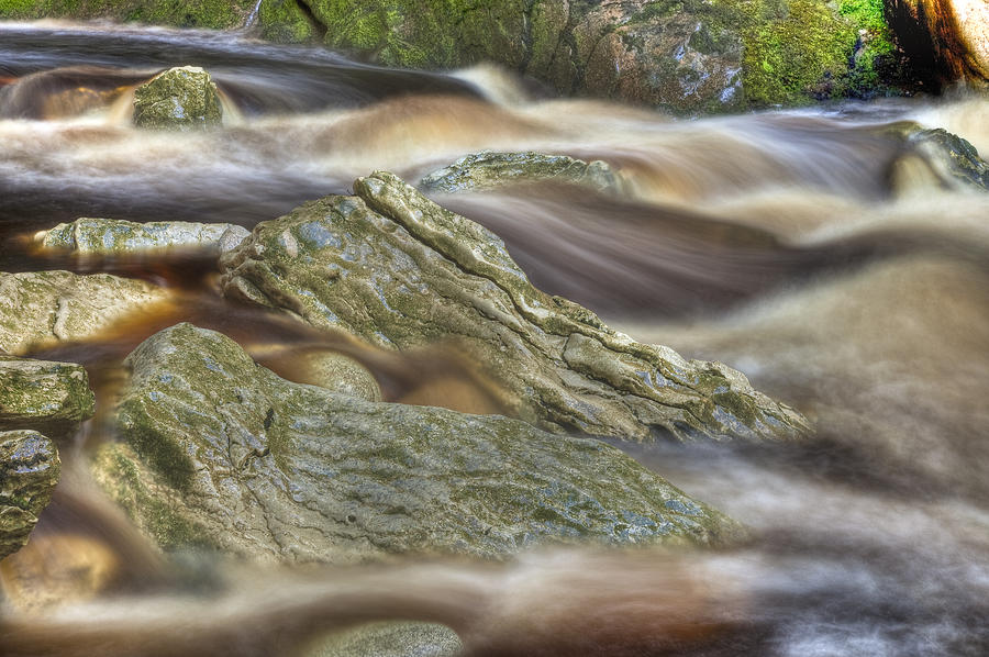 Limestone Boulders In Oparara River Photograph by Colin Monteath