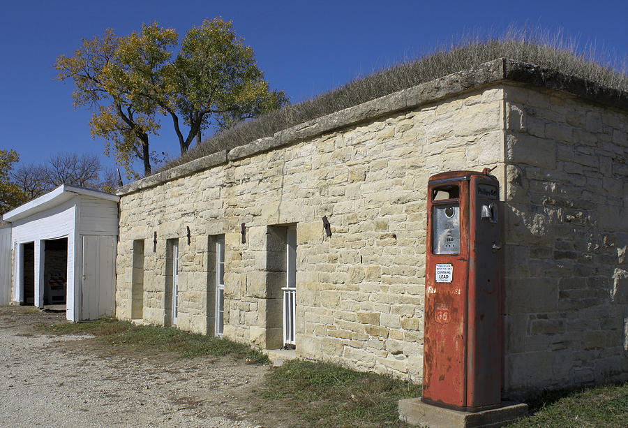 Kansas Photograph - Limestone Chicken House by Bret D Rouse