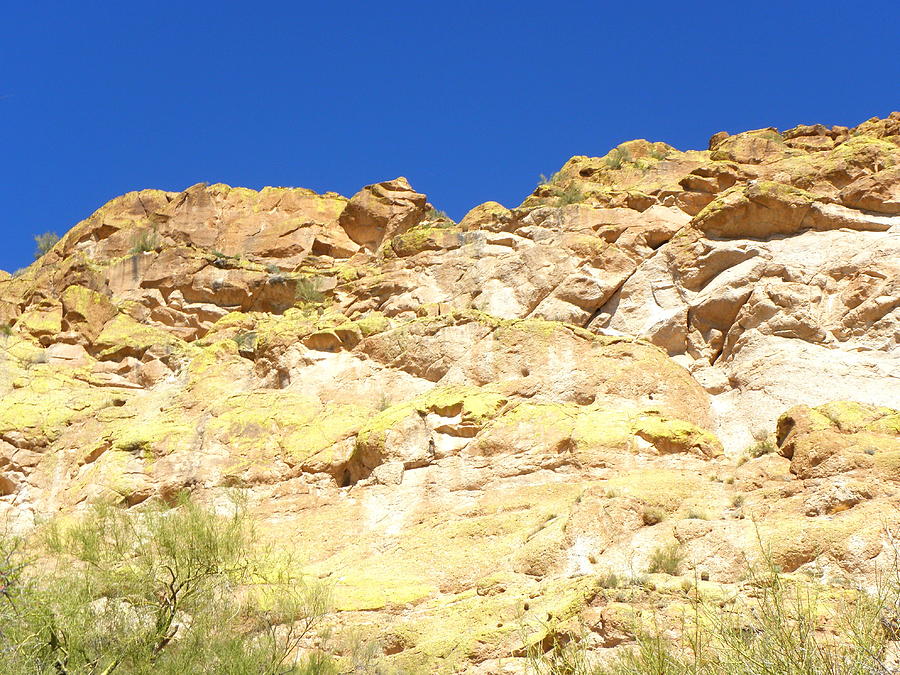 Limestone Mountainside Arizona Photograph by Kim Galluzzo