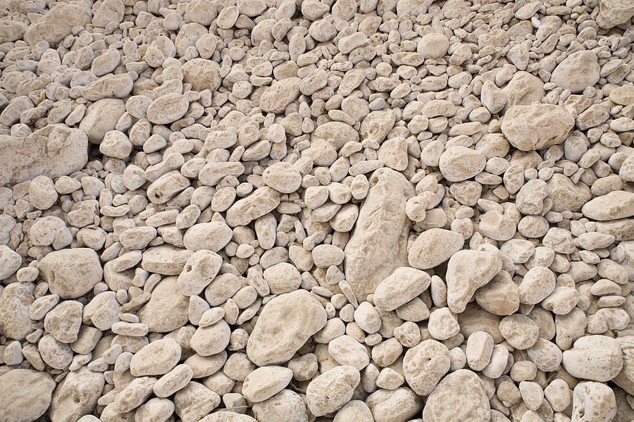 Limestone Rocks In Dry River Bed Hawf Photograph by Sebastian Kennerknecht