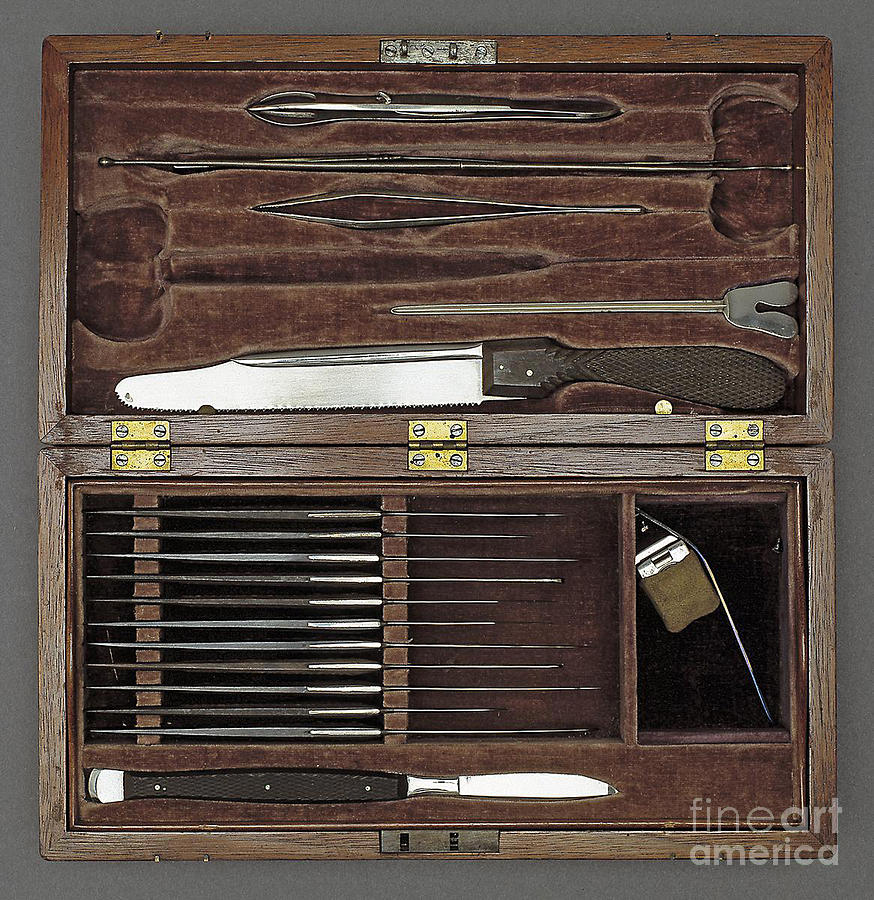 Lincoln Autopsy Kit, 1865 Photograph by Science Source | Pixels