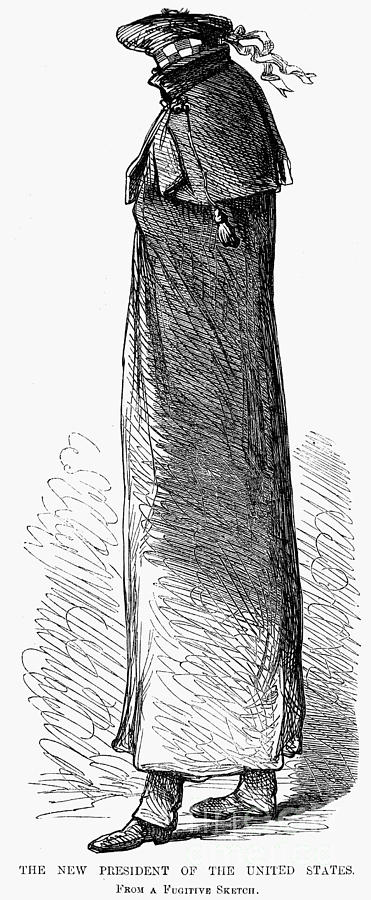 Lincoln Cartoon, 1861 Photograph by Granger
