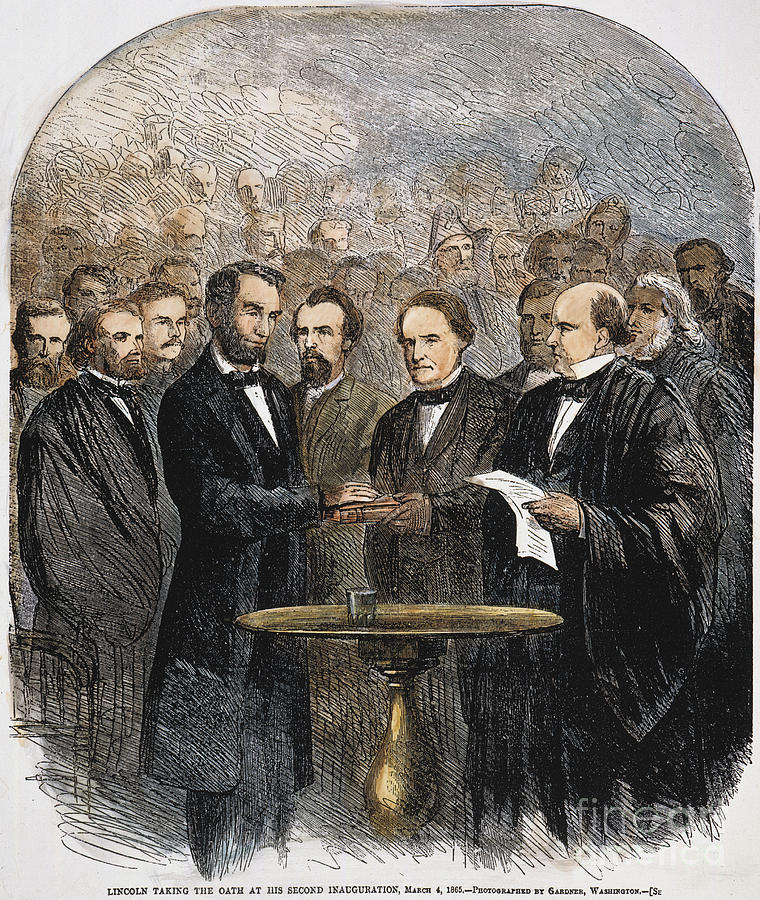 Lincoln Inauguration, 1865 Photograph by Granger