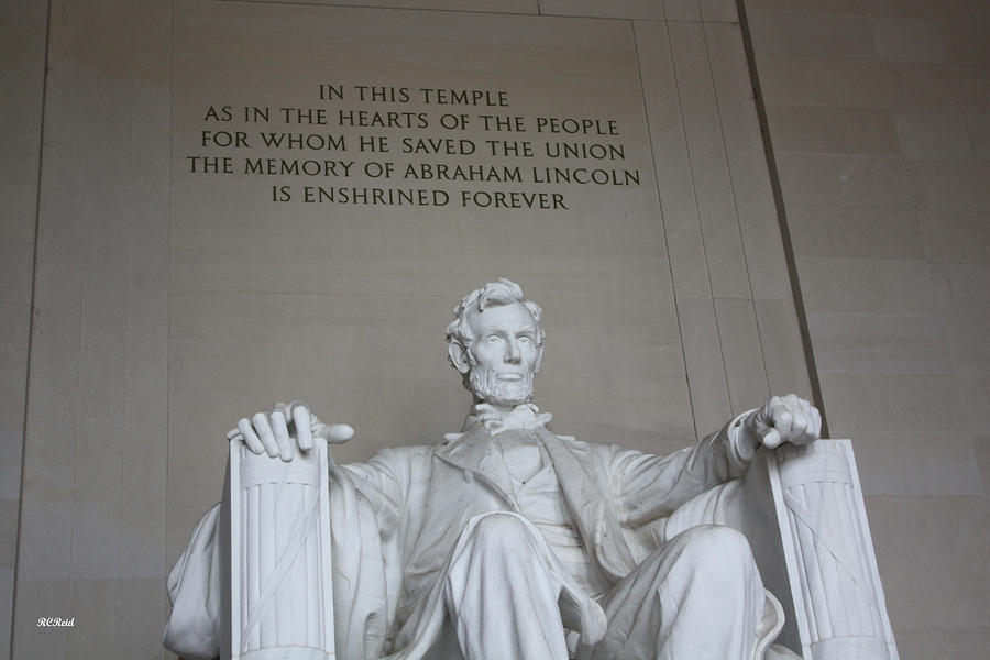Lincoln Memorial - Enshrined Forever Photograph by Ronald Reid